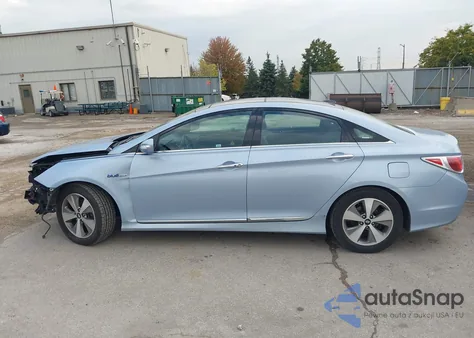 2012 Hyundai Sonata Hybrid z USA, uszkodzony, nr VIN KMHEC4A4XCA054535